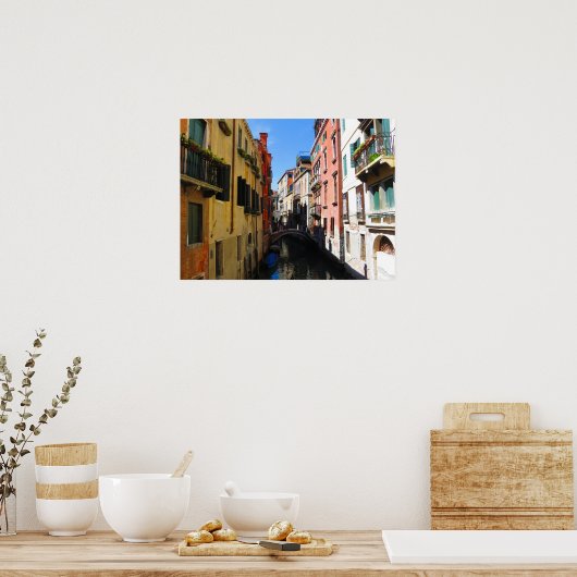 Canal caché à Venise - Poster (Cuisine)