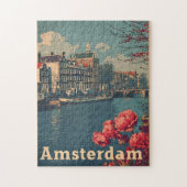 Canal Charm: Briefkaart Legpuzzel (Verticaal)
