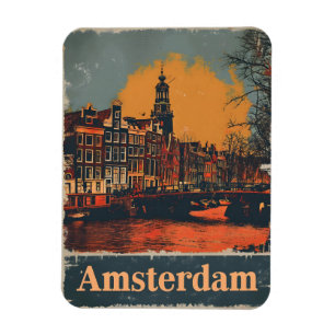 Canal Charm:  Briefkaart Magneet