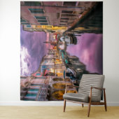 Canal Cityscape à la Tapisserie Dusk (En situation)