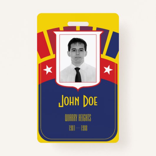 Canal de Panama Badge Zonien & Lanyard (Devant)