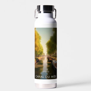 Canal du Middags - Frankrijk - illustraties Waterfles
