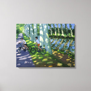 Canal du Midi France Canvas Afdruk