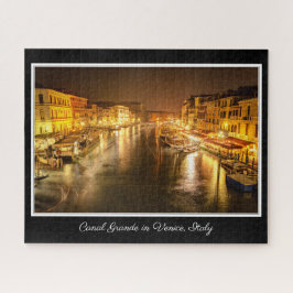 Canal Grande at Night, Venetië, Italië Puzzle Legpuzzel