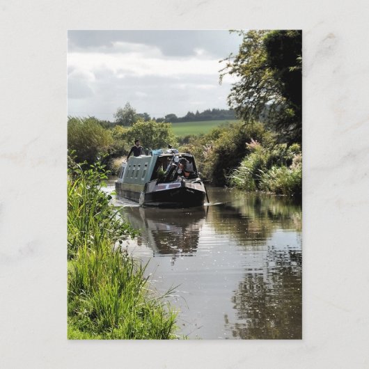 CANAL NARROWBOAT BRIEFKAART (Voorkant)