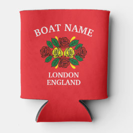 Canal Narrowboat Red Roses Boat Name Blikjeskoeler