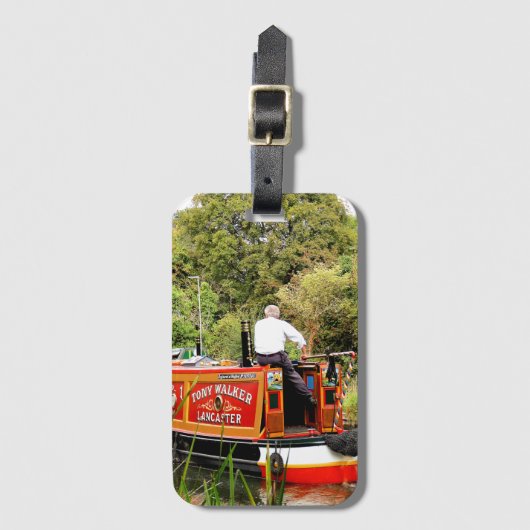 CANAL NARROWBOATS BAGAGELABEL (Voorkant (verticaal))