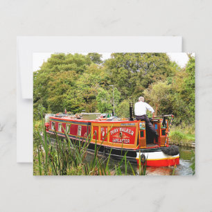 CANAL NARROWBOATS BRIEFKAART