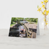 CANAL NARROWBOATS KAART (Gele Bloem)