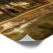 Canal néerlandais - Jan van der Heyden Poster d'ar (Coin)