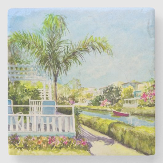 Canal Patio Stenen Onderzetter (Voorkant)