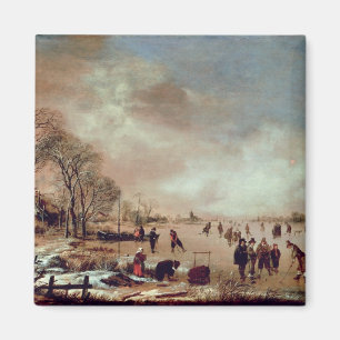 Canal Scene, bevroren Magneet