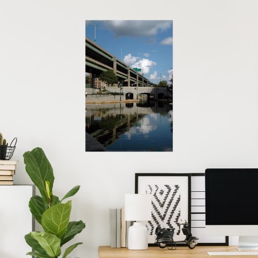 Canal Walk Poster (Thuiskantoor)