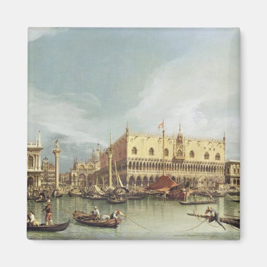 Canaletto - De Molo, Venetië Magneet (Voorkant)