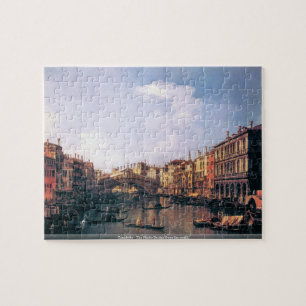 Canaletto - De Rialto-brug in het zuiden Legpuzzel