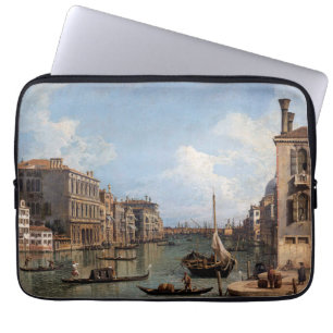 Canaletto Gezicht op het Grand Canal Laptop Sleeve