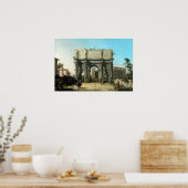 Canaletto Italiaans Uitzicht van de Arch of Consta Poster (Keuken)