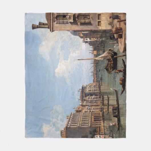 Canaletto Uitzicht van het Grote Kanaal Fleece Deken (Voorkant)