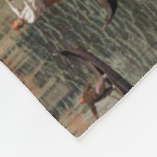 Canaletto Uitzicht van het Grote Kanaal Fleece Deken (Hoek)