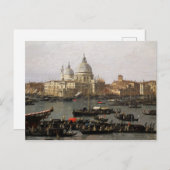 Canaletto Venice, het San Marco Basin Briefkaart (Voorkant / Achterkant)