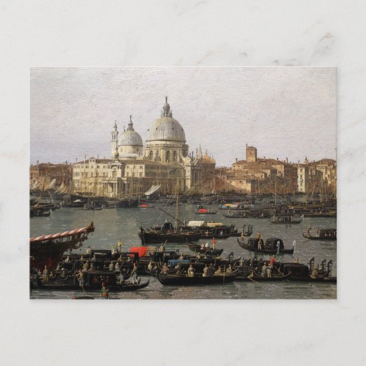 Canaletto Venice, het San Marco Basin Briefkaart (Voorkant)