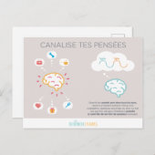 Canaliser ses pensées briefkaart (Voorkant / Achterkant)