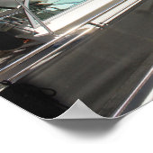 Canalside Uitzicht, Dokkum, Nederland Poster (Hoek)