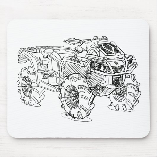 CanAm Outlander XMR 2013 Muismat (Voorkant)