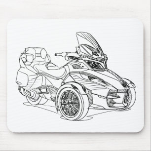 CanAm Spyder RT 2013 Muismat
