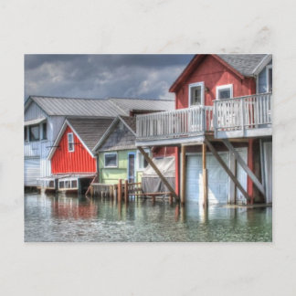 Canandaigua Lake Boathouses Briefkaart