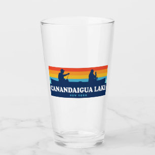 Canandaigua Lake New York Canoe Glas
