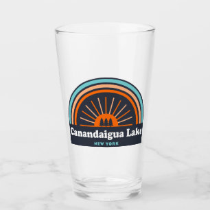 Canandaigua Lake New York Rainbow Glas