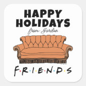 Canapé AMIS™ | Étiquette cadeau de Noël (Devant)