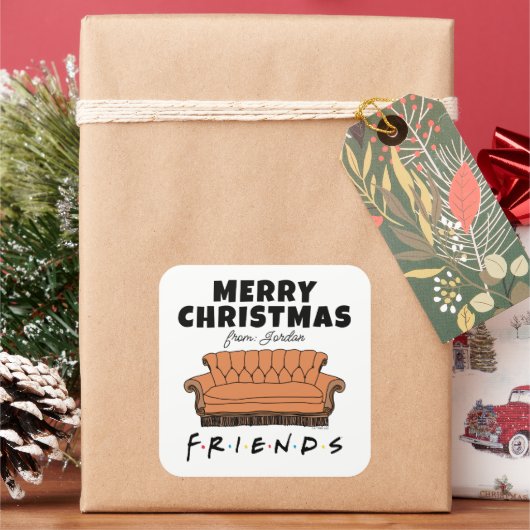 Canapé FRIENDS™ | Étiquette cadeau de Noël (vacances)