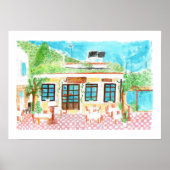 Canapés Taverna, Crète, Grèce Poster (Devant)