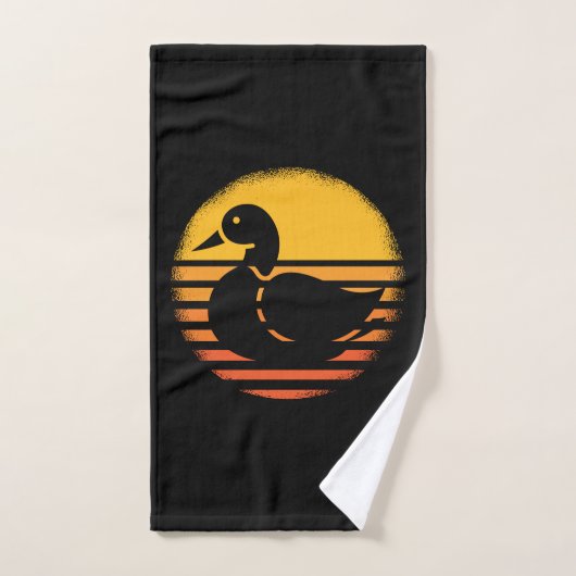 Canard Animal Rétro (Serviette à main)
