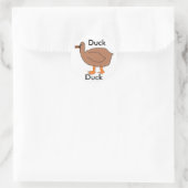 canard, autocollant (Sac)
