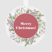 Canard aux murs Canard de Noël (dos)