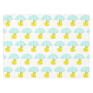 Canard baby shower En Caoutchouc Avec Nappe À Para