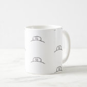 Canard, canard dans la tasse de lit. Cute Canard m (Devant droit)