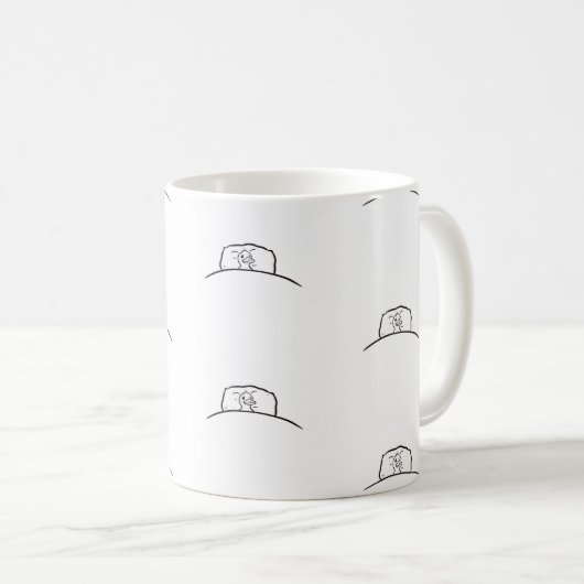 Canard, canard dans la tasse de lit. Cute Canard m (Devant droit)