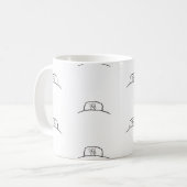 Canard, canard dans la tasse de lit. Cute Canard m (Devant gauche)