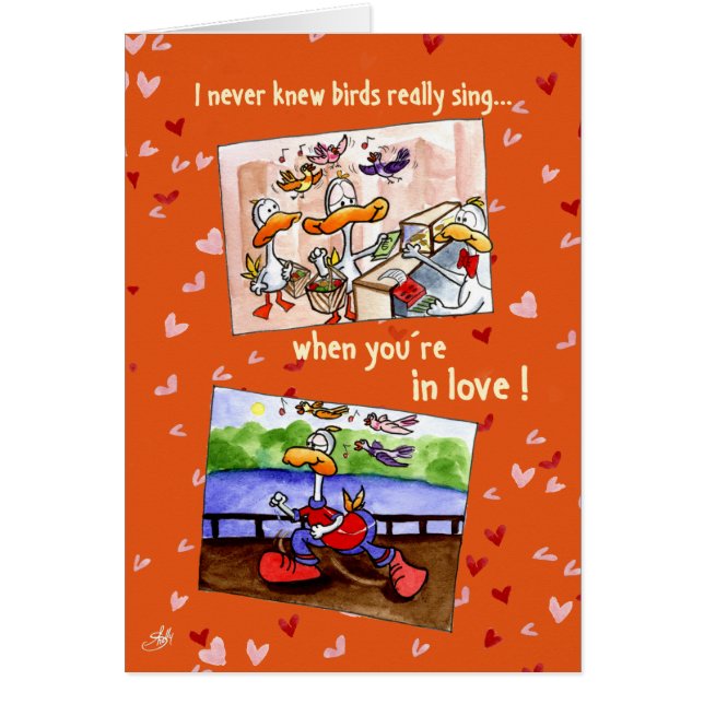 Canard d'amour : Je n'ai jamais su que les oiseaux (Devant)