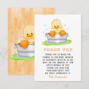 Canard dans un Baby shower à Tub Merci