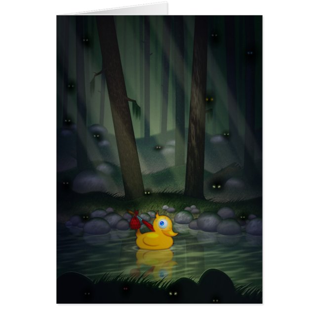 Canard d'aventure dans la forêt foncée (Devant)