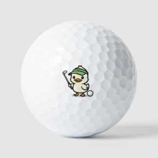 Canard de golf mignon Drôle de golfeur Balle de go