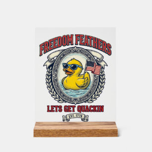 Canard de la liberté humour patriotique vintage