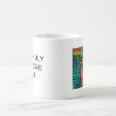 Canard en bois à la TASSE de cadeau de papa d'art (Centre)