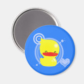 Canard en caoutchouc - Aimant (Recto/Verso)