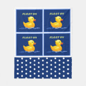 Canard en caoutchouc | Flotter Sur Une Couverture  (Devant)
